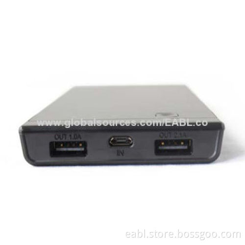 Dual-output Power Bank, High-capacity of 10,000mAh, Black and White